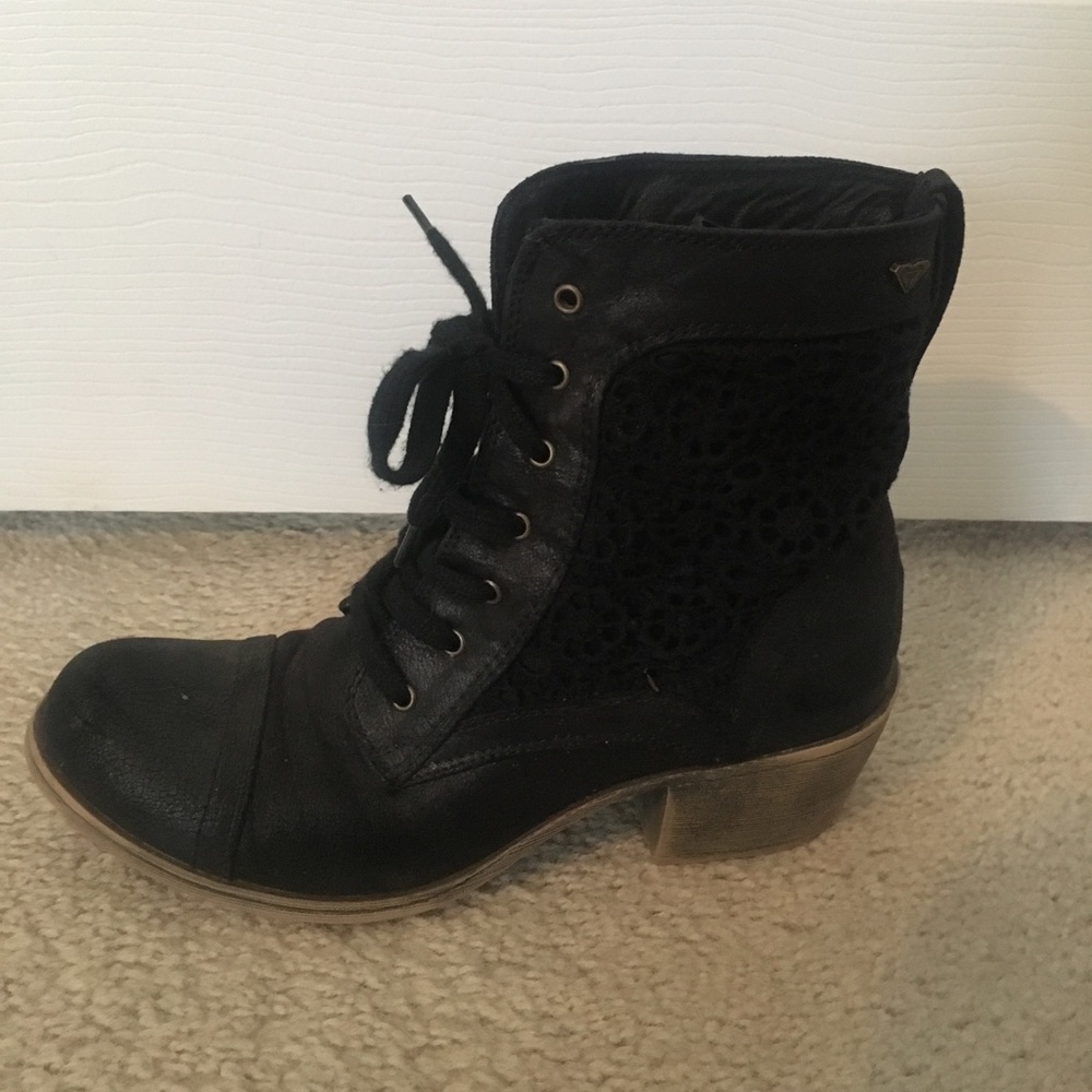 Cute black ankle boots